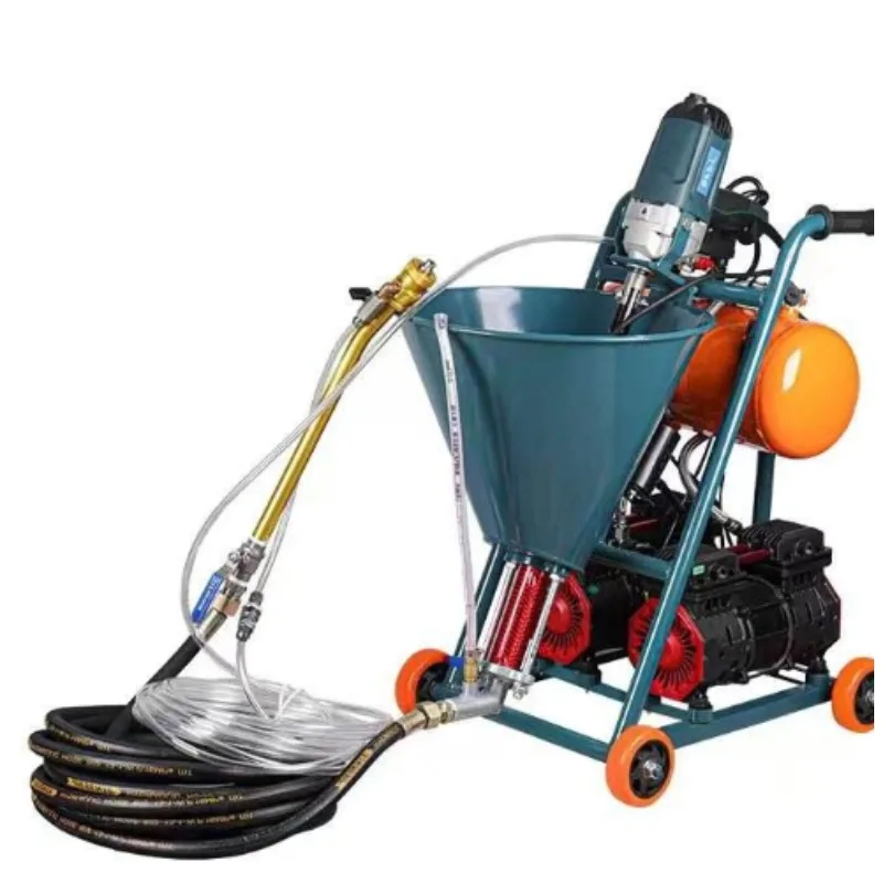 

Электрическая многофункциональная машина для распыления цементного раствора, штукатурки, грунтовки, гидроизоляционных и огнезащитных покрытий, а также порошковых смесей