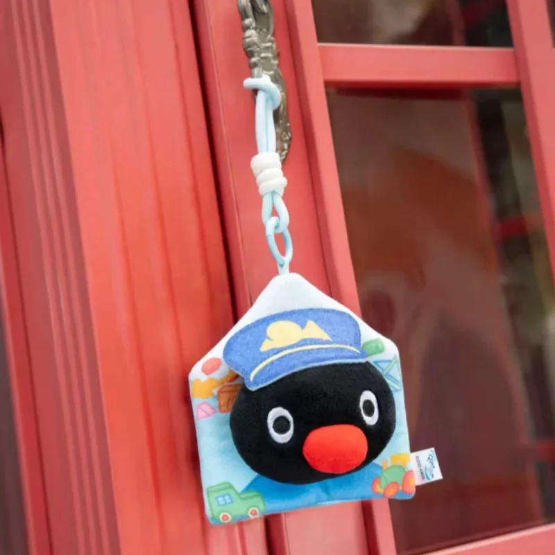 정품 펭귄 백팩 참 플러시 키체인 사우던 뉴스 시리즈 장난감 귀여운 펭귄 인형 행태그 팬들을 위한 사랑스러운 선물 어린이용
