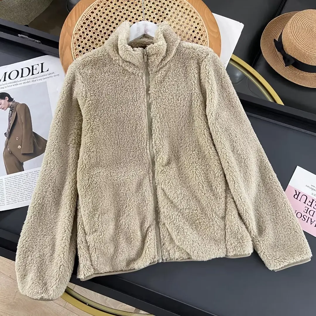 

Extraordinarilysoft Jacket Generously Padded Fleece Jacket Superultrasoft Thermal Sherpa Jacket Cozy Everyday Short Coat