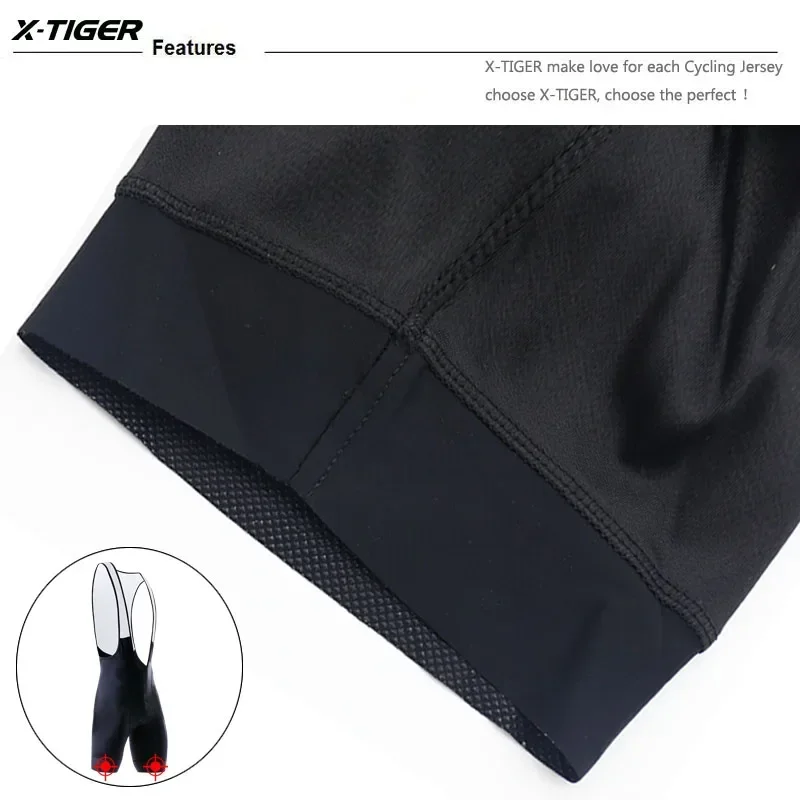 X-Tiger Women Cycling Shorts Coolmax 5D Gel Padded Mountain Bike Short Pants Shockproof MTB Road Bicycle Shorts