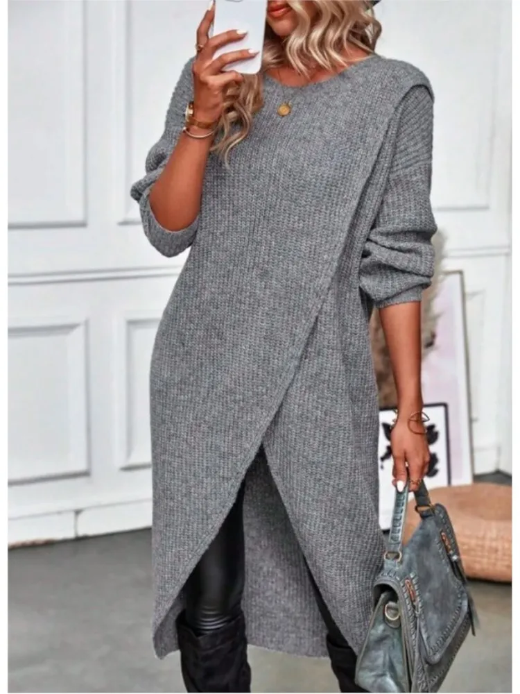 Knitted Long-Sleeve… - image