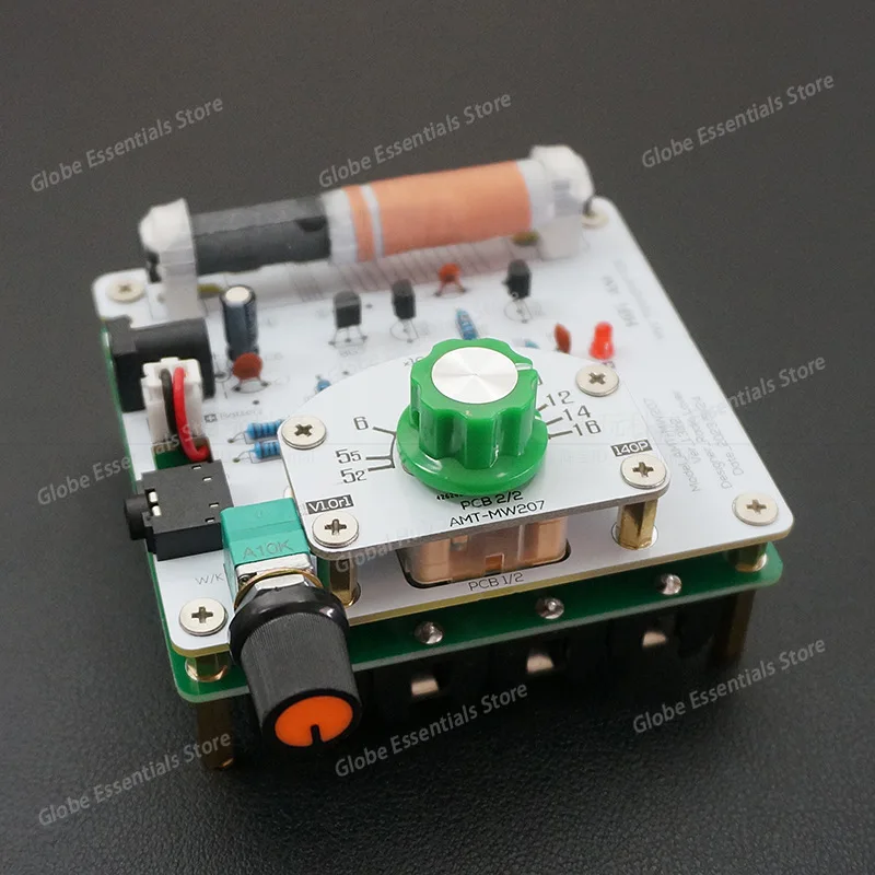 DIY Circuit Board for Medium Wave AM Amplitude Modulation Radio Transmitter - Special Test for Crystal Radio Mainboard