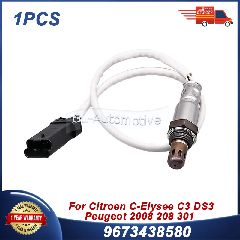 

9673438580 Downstream Lambda Oxygen Sensor For Citroen C-Elysee C3 DS3 Peugeot 2008 208 1.2L 9810634380