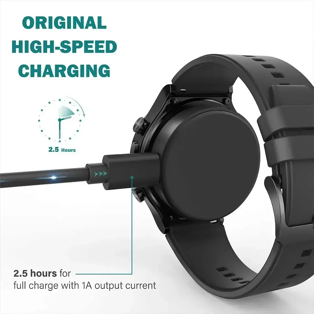 1M Wireless  Charging Cable For Huawei Watch 3 4 Pro GT 3 2 Pro GT 2 Pro ECG Smartwatch Charger Replacement Charging Dock Stand