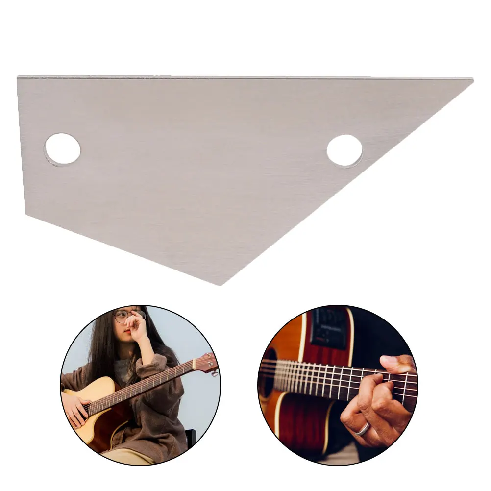 

Guitar Measuring Ruler Stainless Steel Instrument Supply Tool Neck Device Silver Musical Supplies Repair