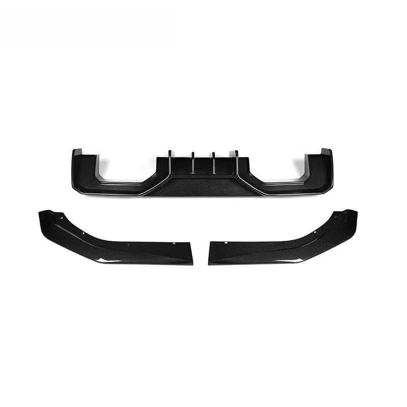 

Hot AD Style 3-Piece Dry Carbon Fiber Rear Diffuser for G80 M3 G82 M4 Rear Diffuser Perfect Fitment Model Rear Lip