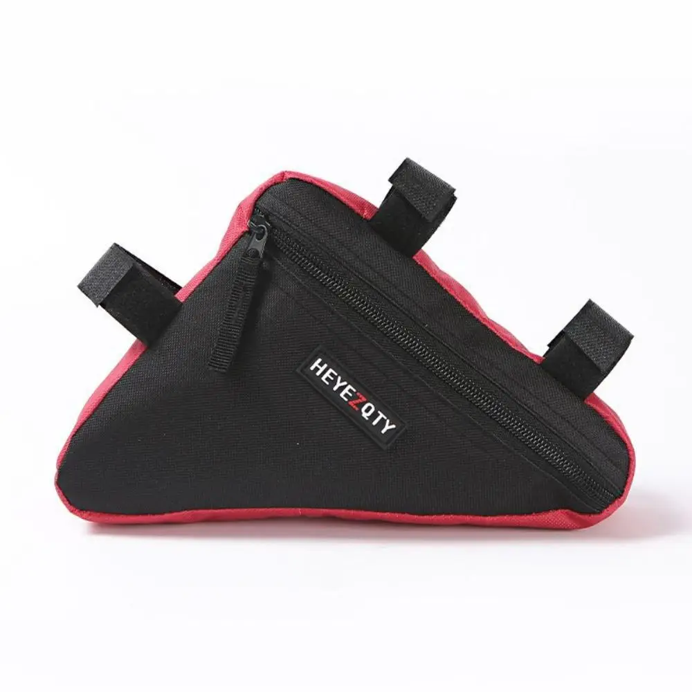 Polyester Bicycle Triangle Bag Storage Ultra-light Bike Beam Hanging Bag Large Capacity Durable Saddle Frame Pouch