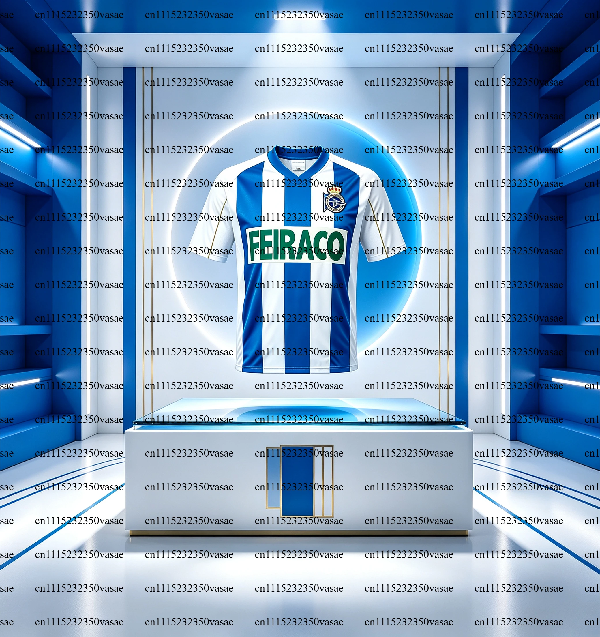 Deportivo La Coruña Retro Soccer Jersey Parent‑Child Family Matching Quick Dry Vintage Football Shirt for Adults Children