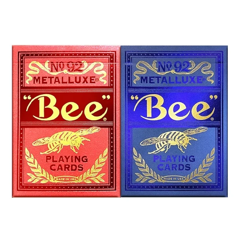 

Bee Metalluxe Playing Cards USPCC Deck Card Games Magic Tricks for Magician