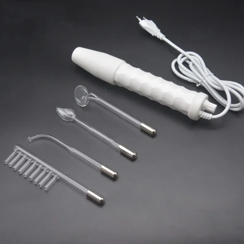 Handheld high-frequency acne removal electroplating skin care machine, portable beauty massager, home facial tools