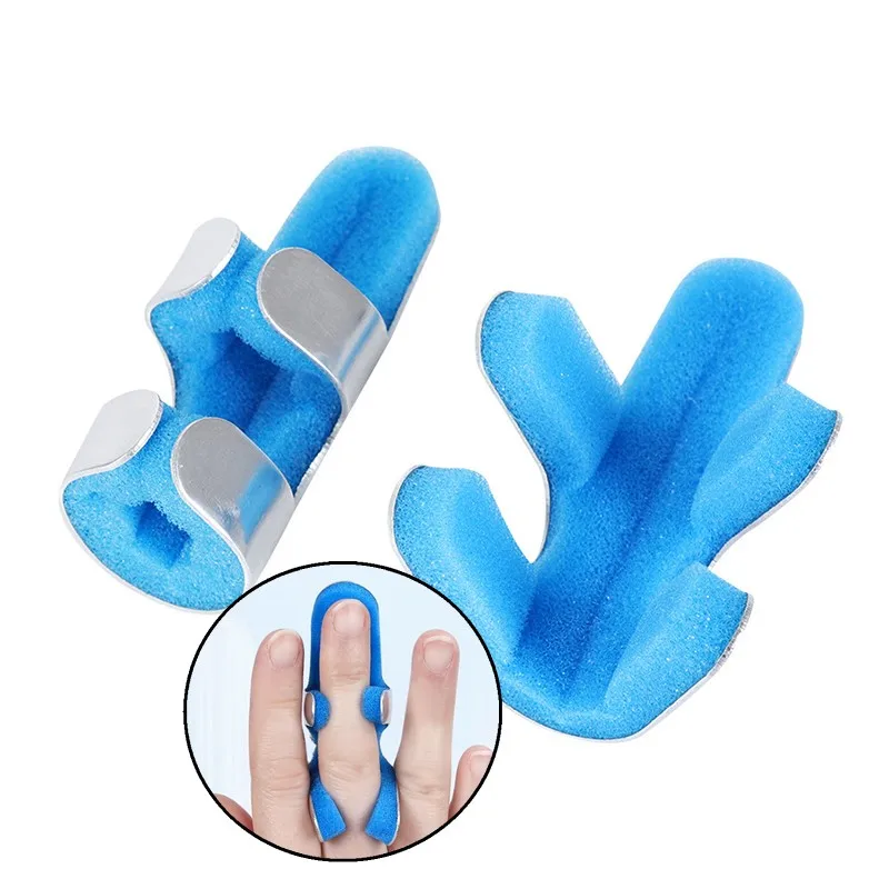 1pc Adjustable Finger Splint Frog Shape Corrector Injury Recovery Support Brace Medical Finger Fracture Fixation Protector Tool