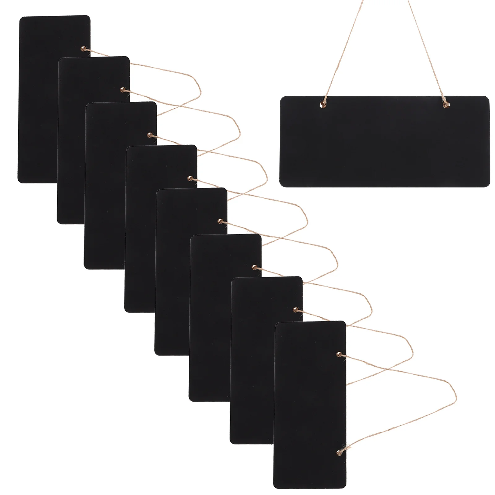 10 pçs pequeno quadro pendurado sinais placas de mensagens apagáveis porta parede placas de memorando para casa loja restaurante decoração