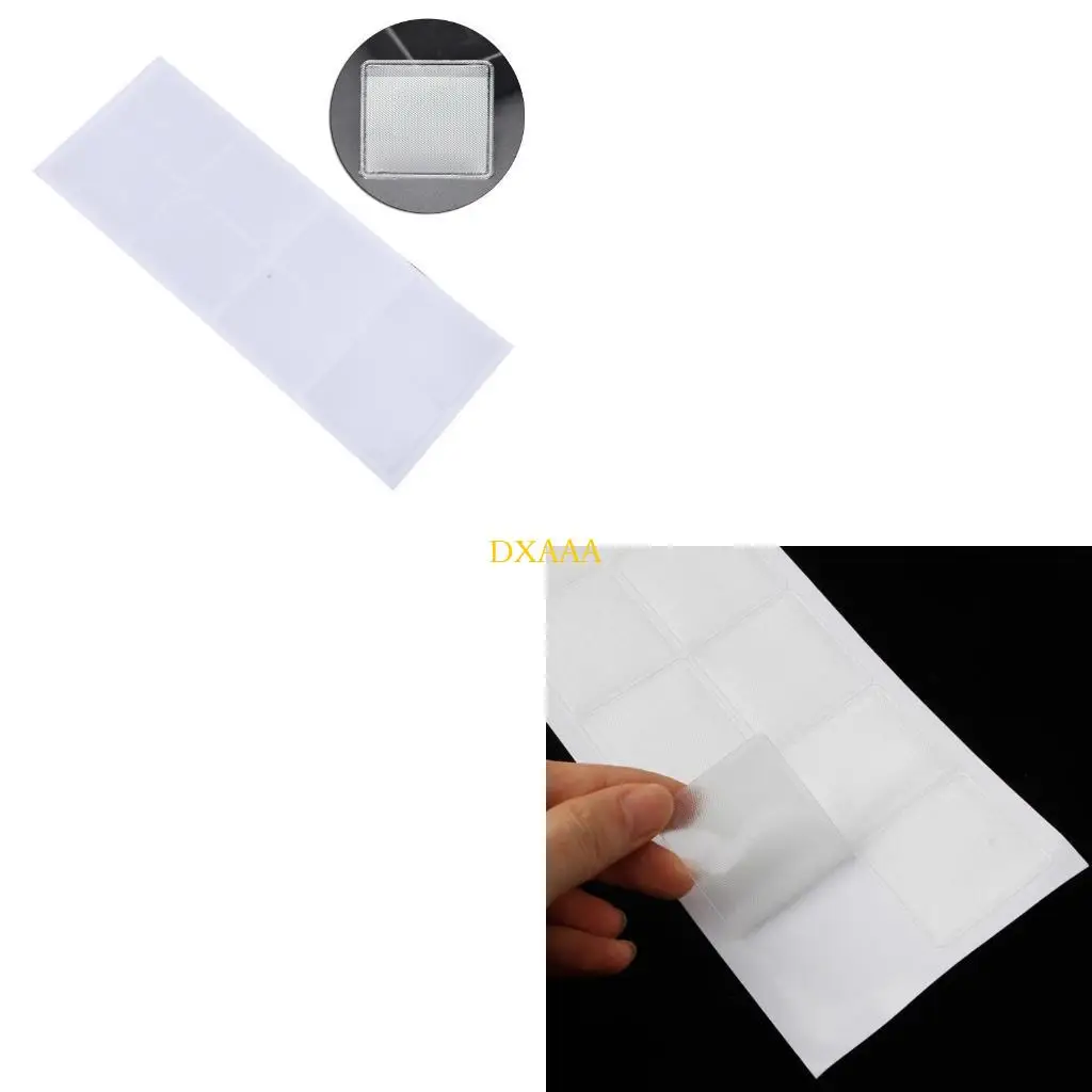 DXAA 100Pieces/Set Plastic Loose Chain Pockets Clear Chain Sleeve Adhesive Display Pockets Holders for Jewelry Cards