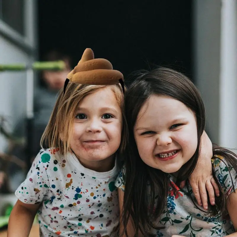 Faux chapeau de caca réaliste pour enfants, blague drôle, jouets délicats, merde réaliste, jouets de farce, grand cadeau de fête du poisson d'avril