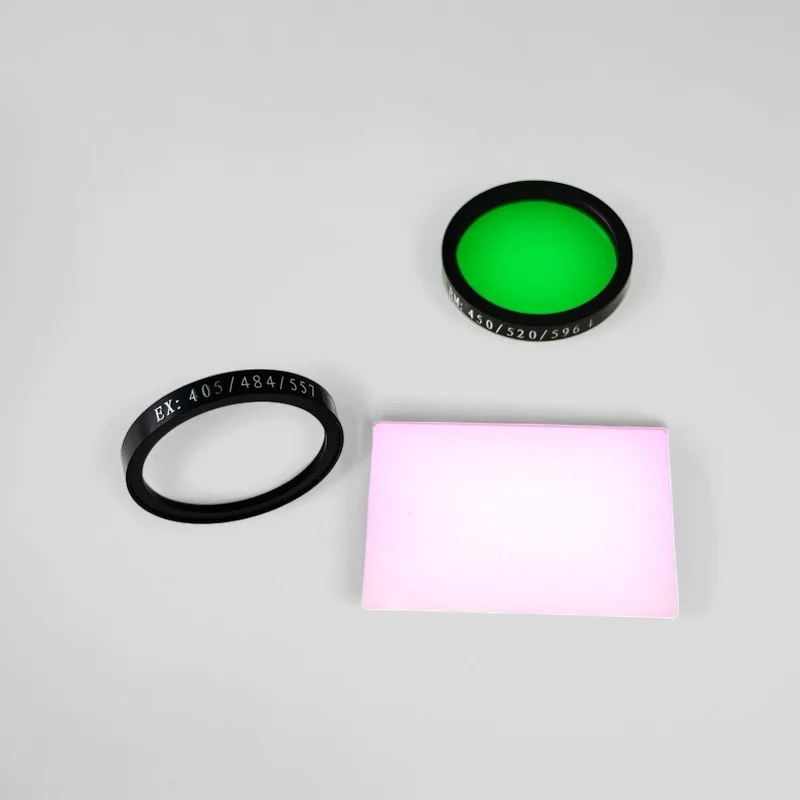 Ex:BP365F40&480F30 DC:403&502  EM:BP430F30&535F40 Double-Bandpass Optical Filters for Fluorescence Microscope