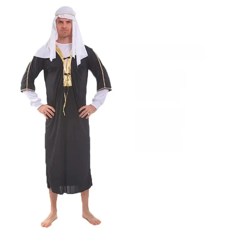 زي الهالوين للبالغين، أمير دبي، الأمير الشرق الأوسط، الأمير القطري، زي المسرح العرقي، ملابس نسائية تقليدية