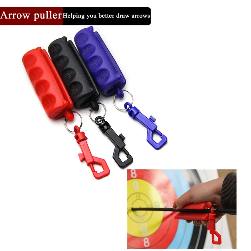 Arrow Puller Outdoor Rubber Gel Archery Shoot Bow Outdoor Rubber Remover With Keychain Tool Shooting Target Accessories