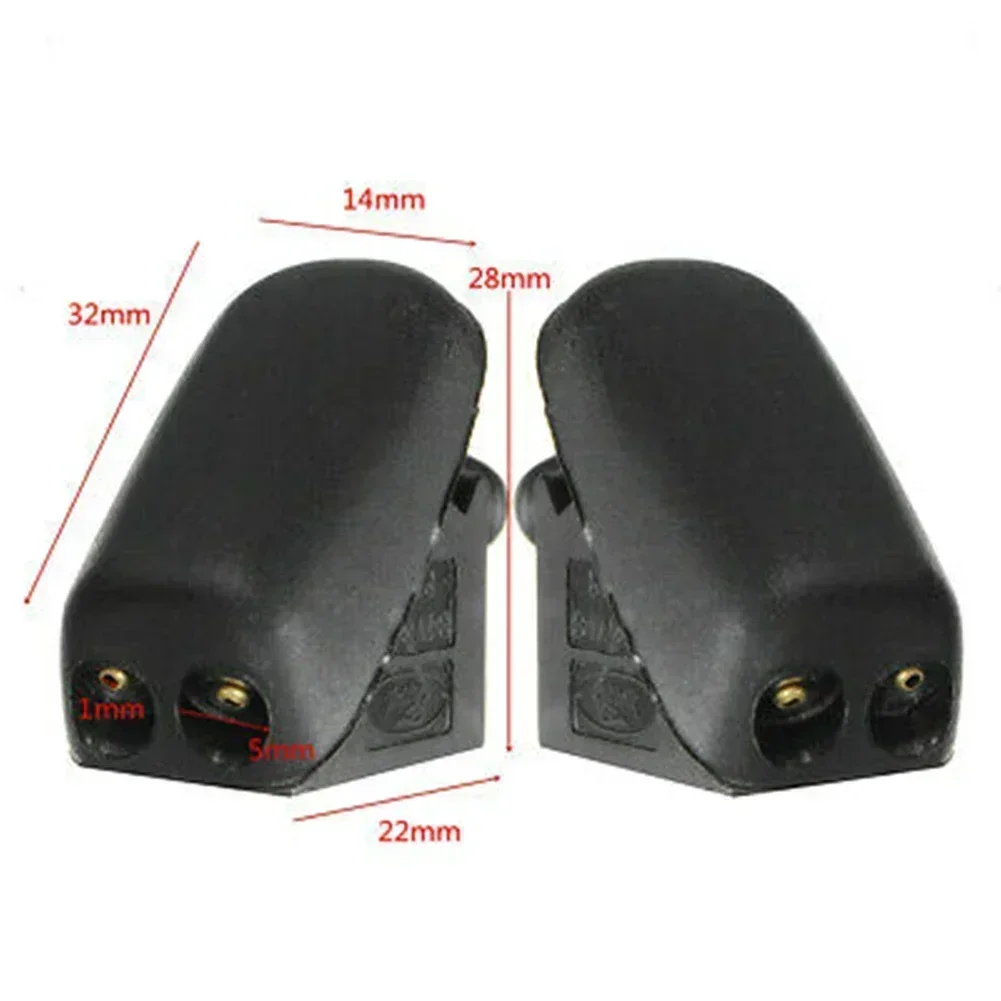 Spray Jet Washer Nozzle For Car 1Pieces 2PCS Accessories Black For 61667146377 Non Heated Parts For R50 R52 Useful