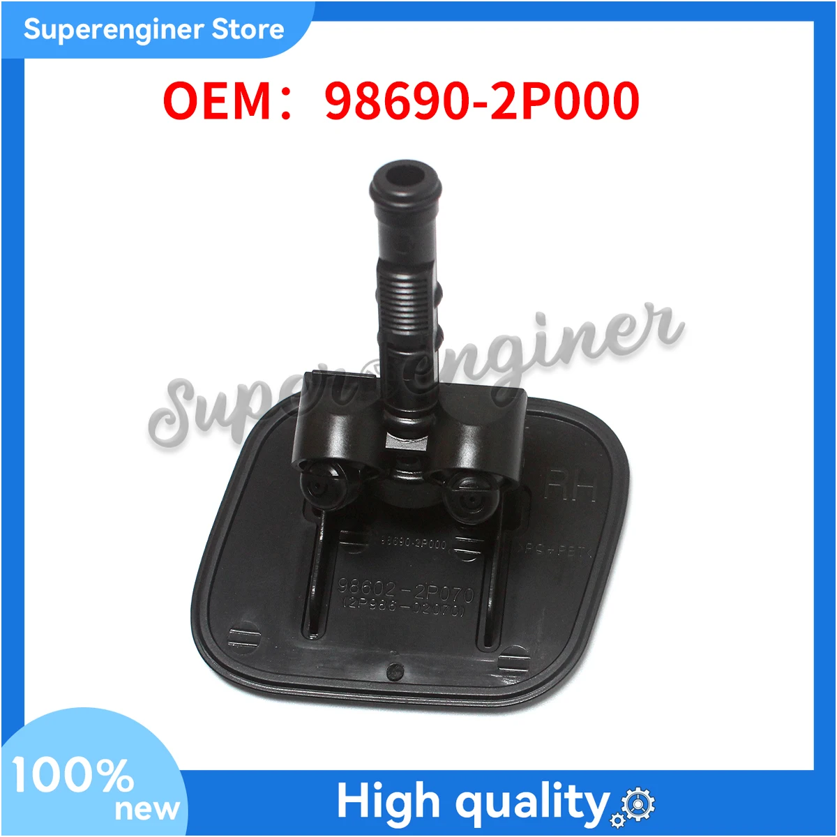 

986902P000 Right Side Head Lamp Washer Nozzle For KIA Sorento 2010 2011 2012 # 98690-2P000