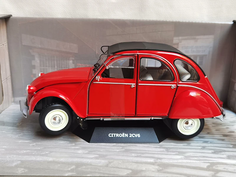 Solido 1:18 Scale CITROEN 2CV6 Car Simulation Alloy Car Model Diecast Toy Collectible Ornaments