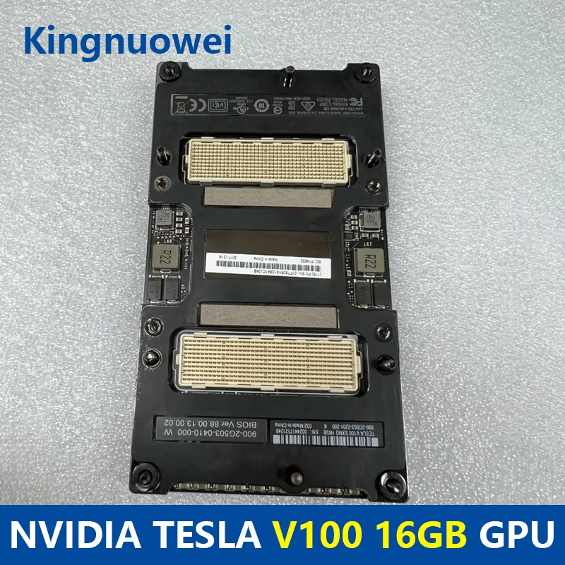بطاقة رسومات NVIDIA TESLA V100 16G GPU AI للحوسبة التعلم العميق NVIDIA TESLA V100 16G