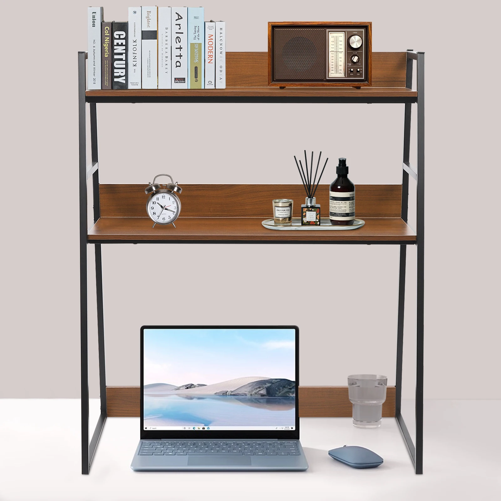 デスクトップ本棚、多目的本棚オーガナイザー、デスクトップディスプレイラック