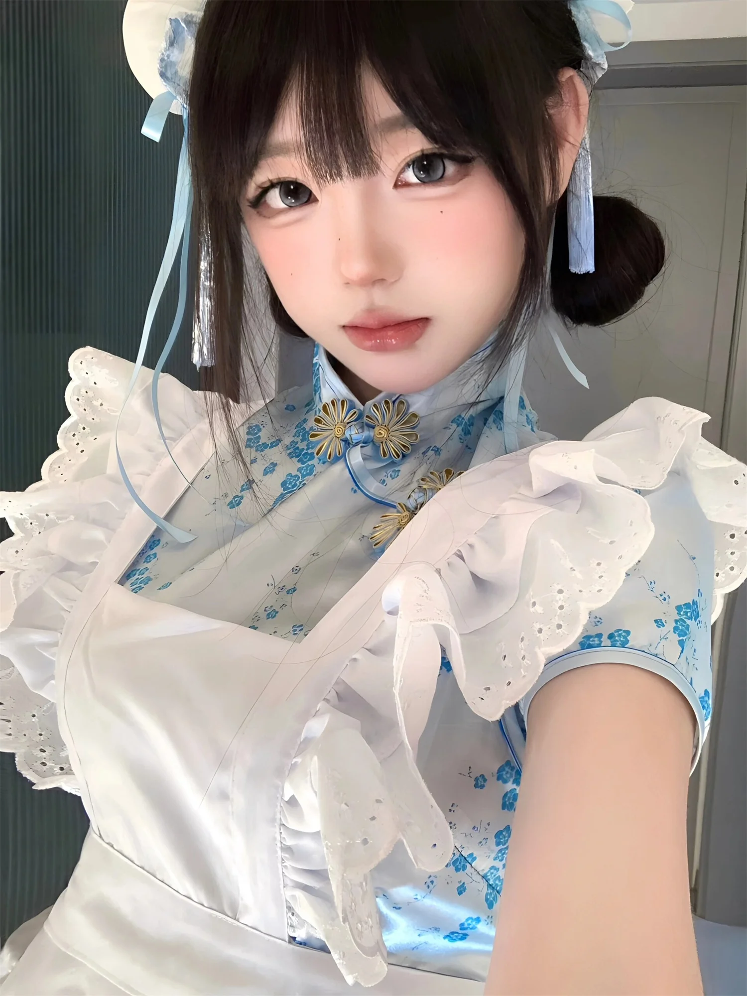 ชุดคอสเพลย์ Dr loween Cisas สไตล์สาวน้อยน่ารักแบบสาวใช้ หรือ สไตล์สาวน้อยน่ารักแบบสวมใส่ได้ทุกวัน ทำจากวัสดุอื่นๆ