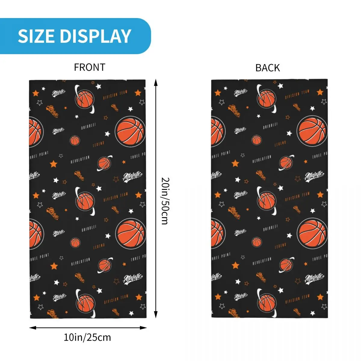 باندانا لاعب كرة السلة والألعاب ، غطاء الرقبة ، محبي الرياضة المطبوعة ، وشاح سحري ، عقال متعددة الاستخدام ، ركوب الكبار ، الشتاء