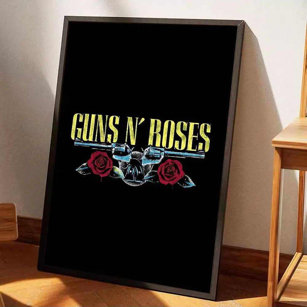 Rock Music Band G-Guns N Roses Anime Posters Sticky Whitepaper Sticker DIY Room Bar Cafe Kawaii Room Decor view 3
