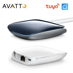 Avatto-Smart有線ゲートウェイハブ、スマートホームブリッジ、ライフアプリ、リモートコントロール、alexa、Google Home、Tuya、zigbeeで動作