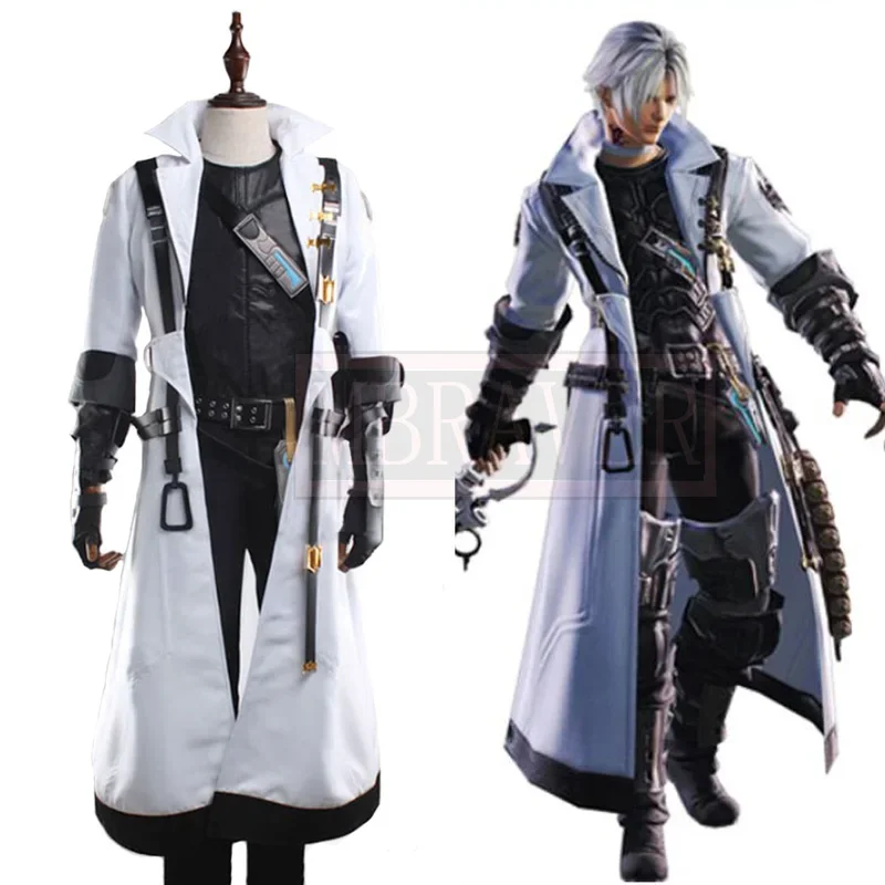 Final Fantasy XIV FF14 Thancred Waters Cosplay Costume Party Christmas Halloween Custom Made Any Size