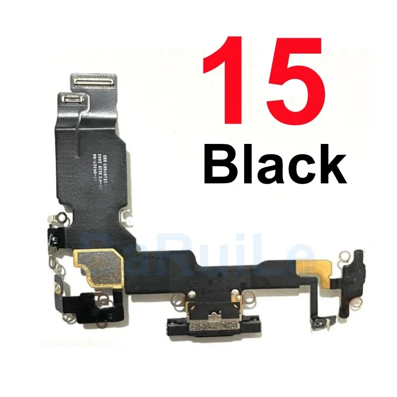 BaRuiLe 1pcs Charging Flex Cable For iPhone 15 Pro Max 16 Plus 16pro Charger Port USB Plug Dock Connector Flex Cable Parts