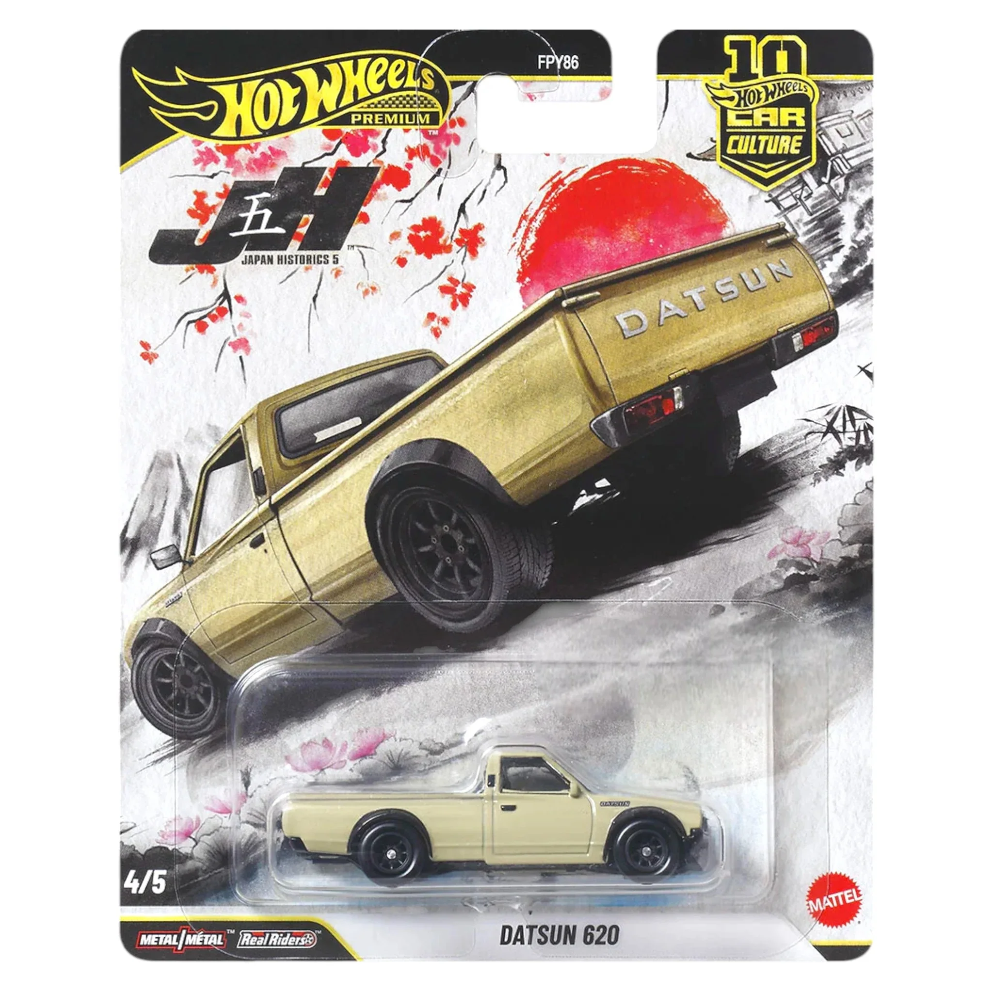 

Оригинальный Hot Wheels Премиум 1/64 Культура автомобиля Япония Историка 5 DUTSUN 620 Металлическая резиновая шина Железный Hotwheel Модель автомобиля 1:64 Литье под давлением