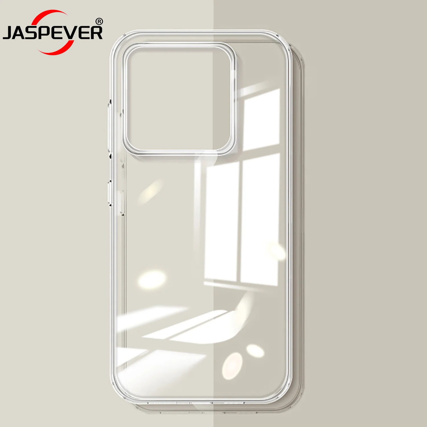 Custodia per telefono in Silicone originale Jaspever per Xiaomi 14 13 13 T Pro Cover trasparente posteriore morbida Ultra sottile per guscio