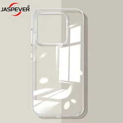 Custodia per telefono in Silicone originale Jaspever per Xiaomi 14 13 13 T Pro Cover trasparente posteriore morbida Ultra sottile per guscio trasparente Mi 14 13 T