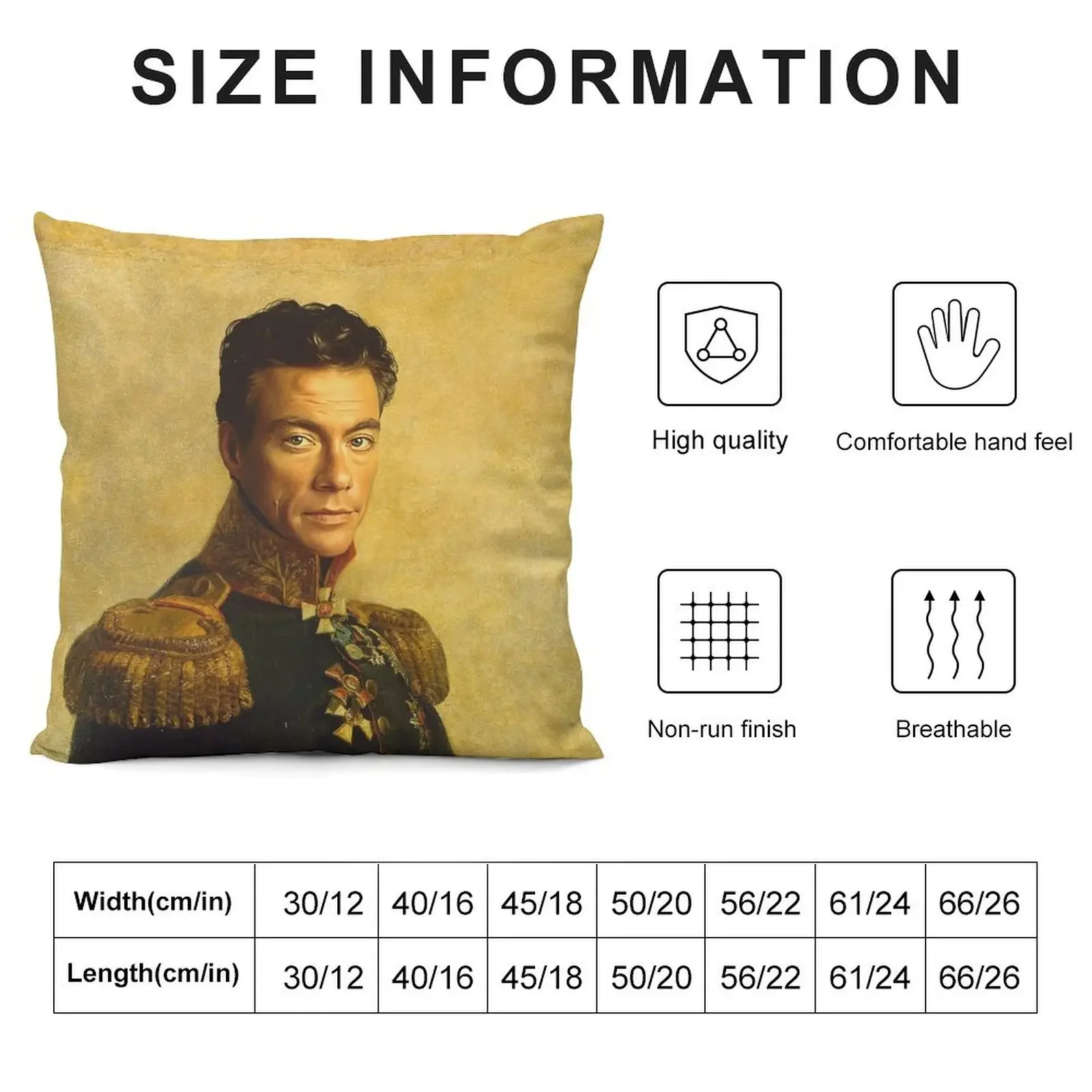 Jean-Claude Van Damme - replaceface Throw Pillow Sofas Covers Plaid Sofa pillow