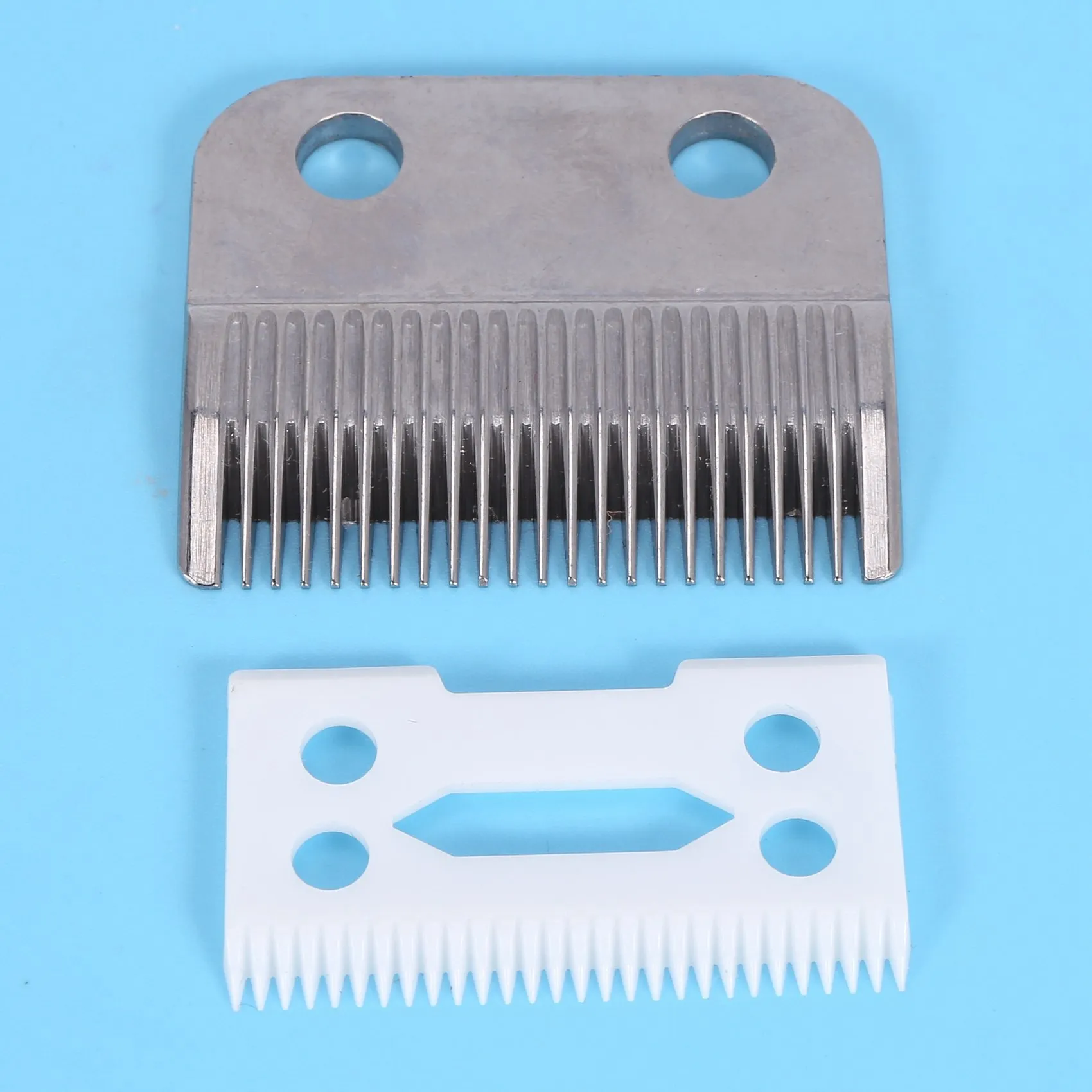 8Pc Hair Beard Replace Blade Cutter Metal Bottom For Wahl Shear Clipper