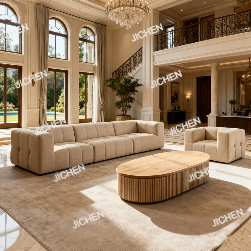 

Home Living Room Sofa Set Luxury Vacation Living Room Sofa Bed Modern Villa Living Room Furniture Apartment Lobby Hotel