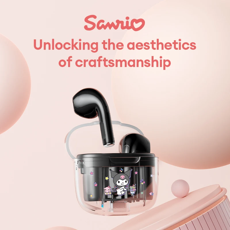 سماعات أذن لاسلكية كرتونية أنيمي ، اختيار سماعات الرأس ، سماعات أذن سانريو BL16 ، كاواي ، ميلودي ، مرحبا كيتي ، كورومي ، بلوتوث ، TWS