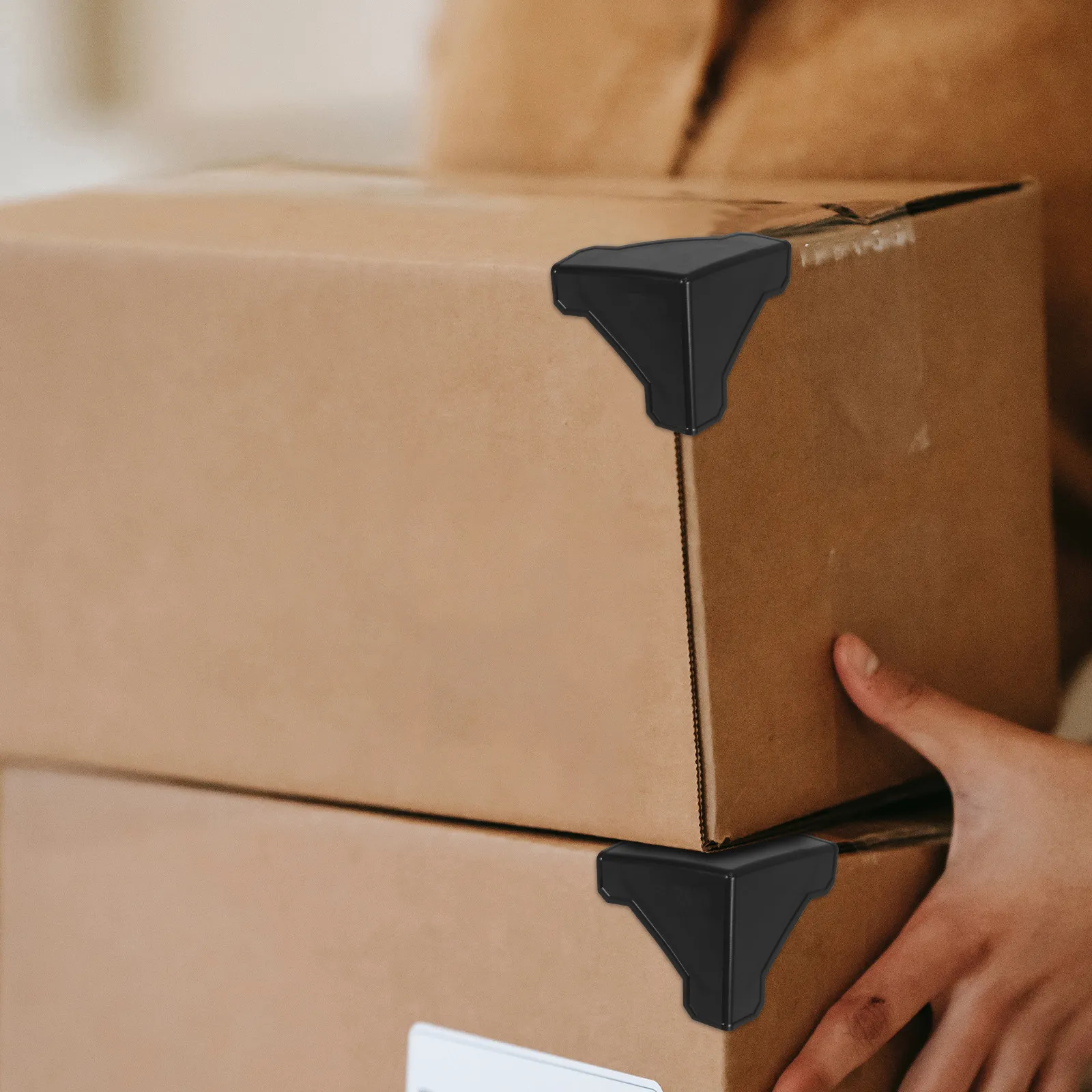 100Pcs Corner Protectors for Carton Packing and Furniture Packing Plastic Corner Guards Small Size Portable Strong Edge