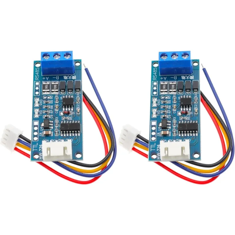 2-3Pcs TTL To RS485 Adapter Module RS485 To TTL DC3.3V 5V MCU Signals Serial Port Power Supply Converter 485 Turn To Serial Port