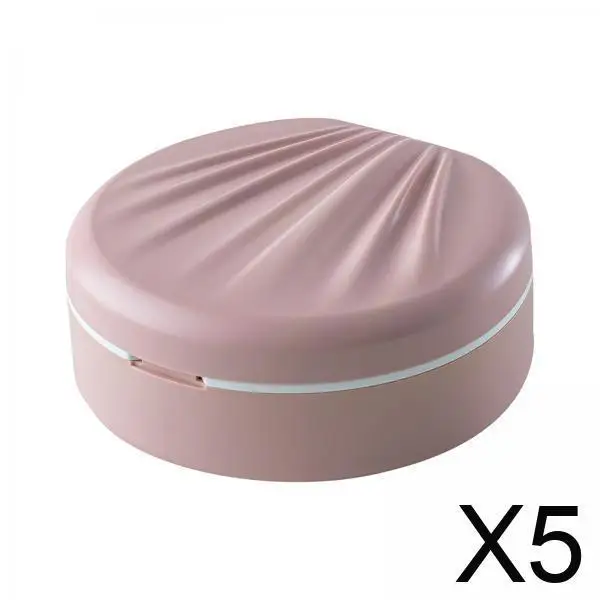 Portable Plastic Braces Storage Box Retainer Holder Removable Dental Organizer for Office Camping Car