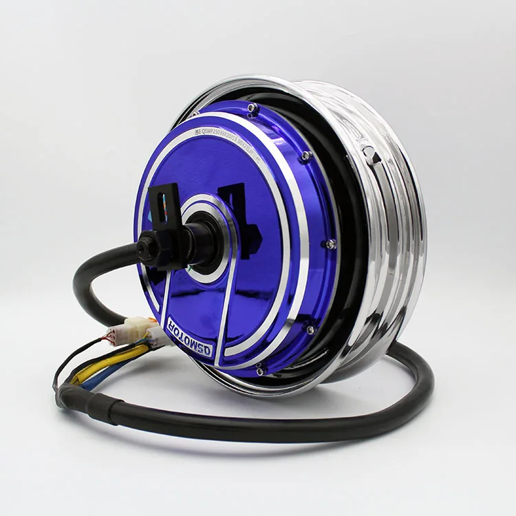 DKYSMotor blue 10 inch 5000W arc magnetic steel motor high-speed motor brushless DC frequency conversion