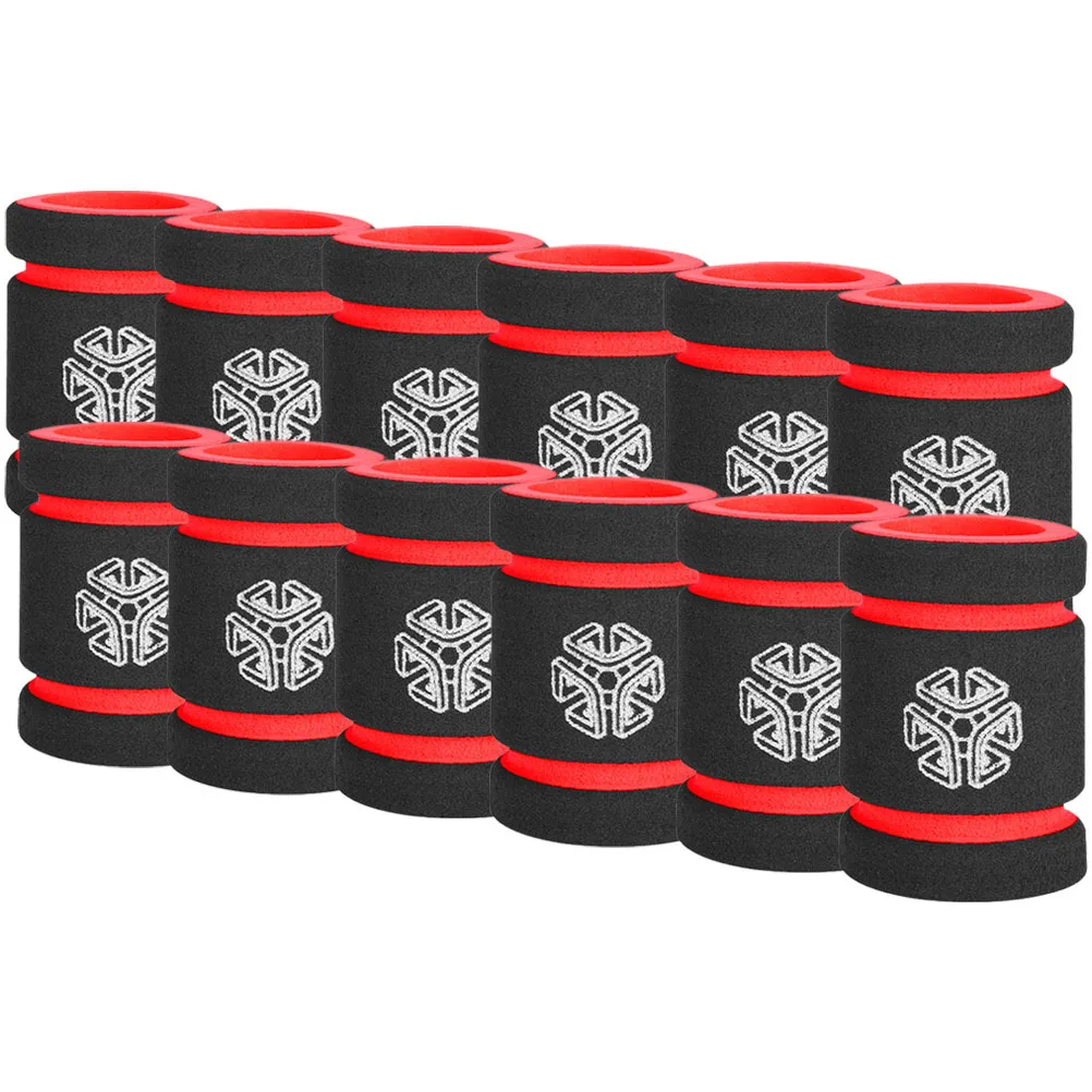 

12 шт. противоскользящие чехлы для татуировок, портативные чехлы для губок, удобный защитный рукав для тату-машины