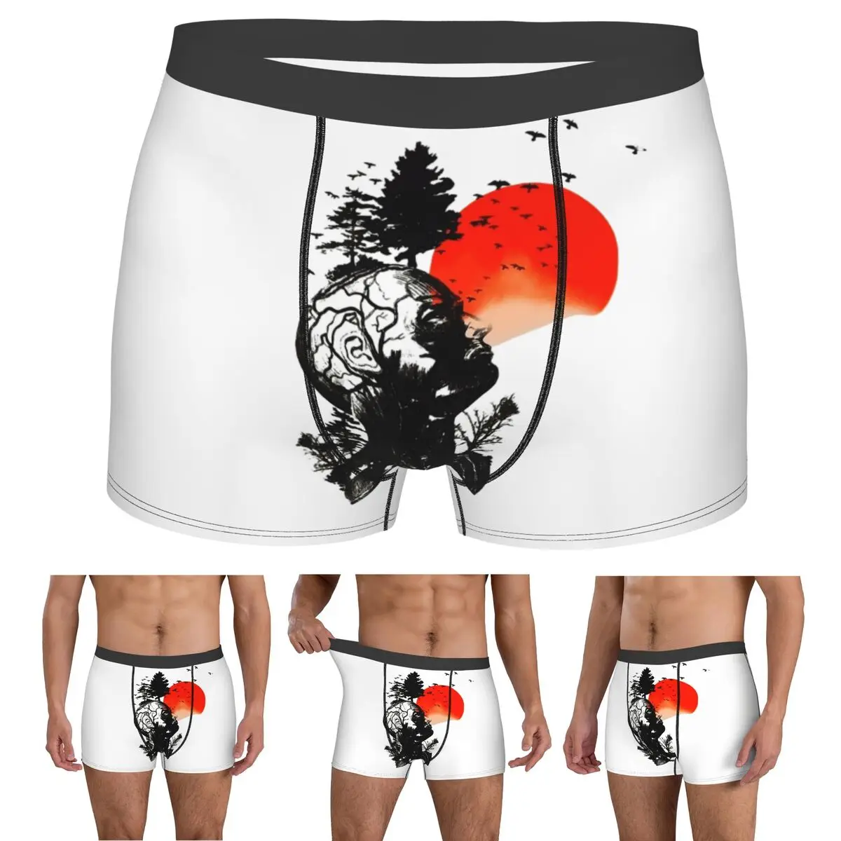 

Boxer Underpants Shorts Hangovers Alans Human Tree For Men Women Panties Men Breathable Underwear for Homme Man Boyfriend Gifts