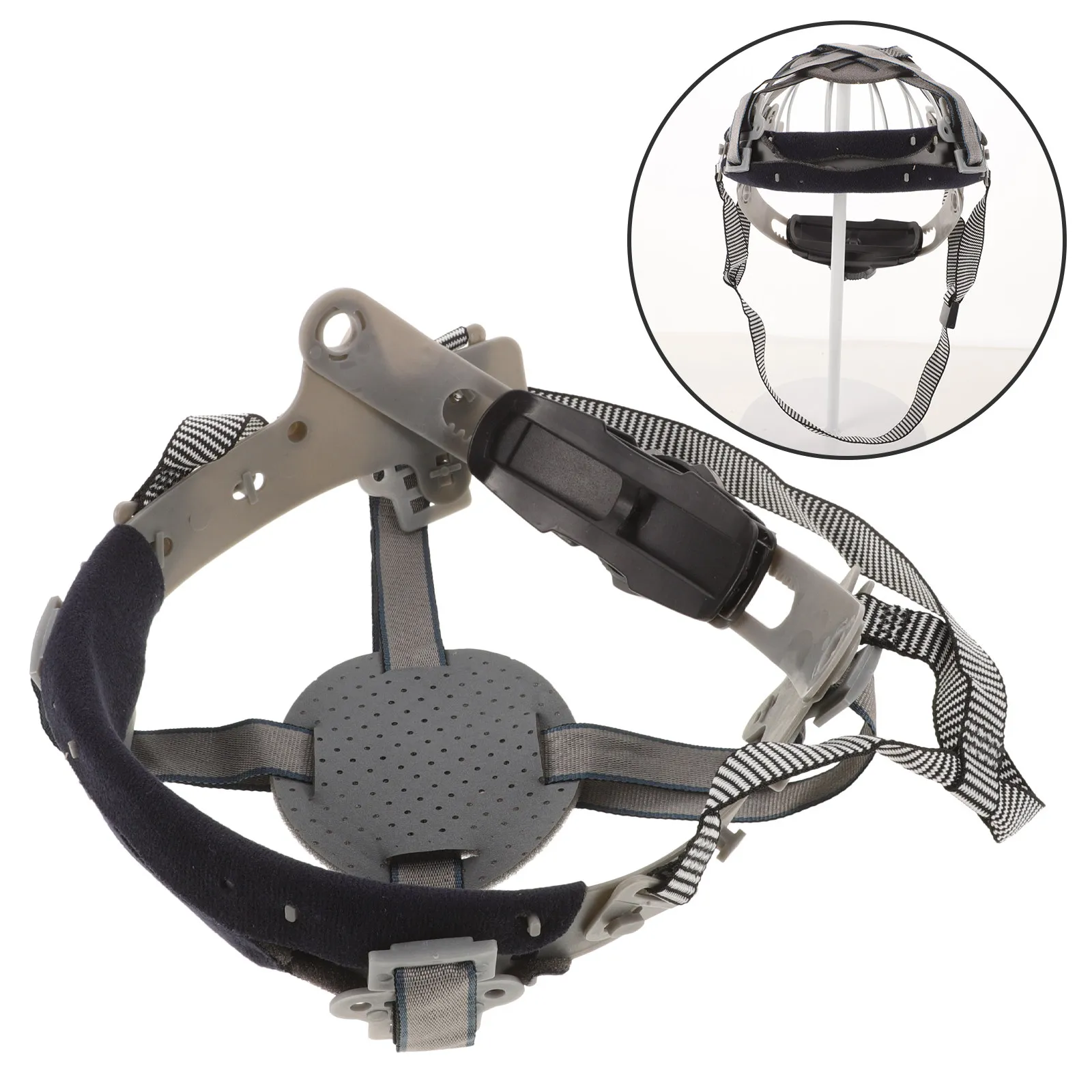 

Hard Hat Liner Replacement Folding Sturdy Hard Hat Suspension Insert Safety Lift Liners Chin Strap Protective Accessories