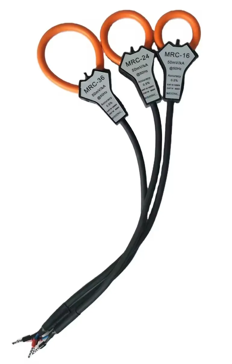 CE-certified flexible coil CT current sensors of the MRC series Current meters for electrical energy and power measurement MRC