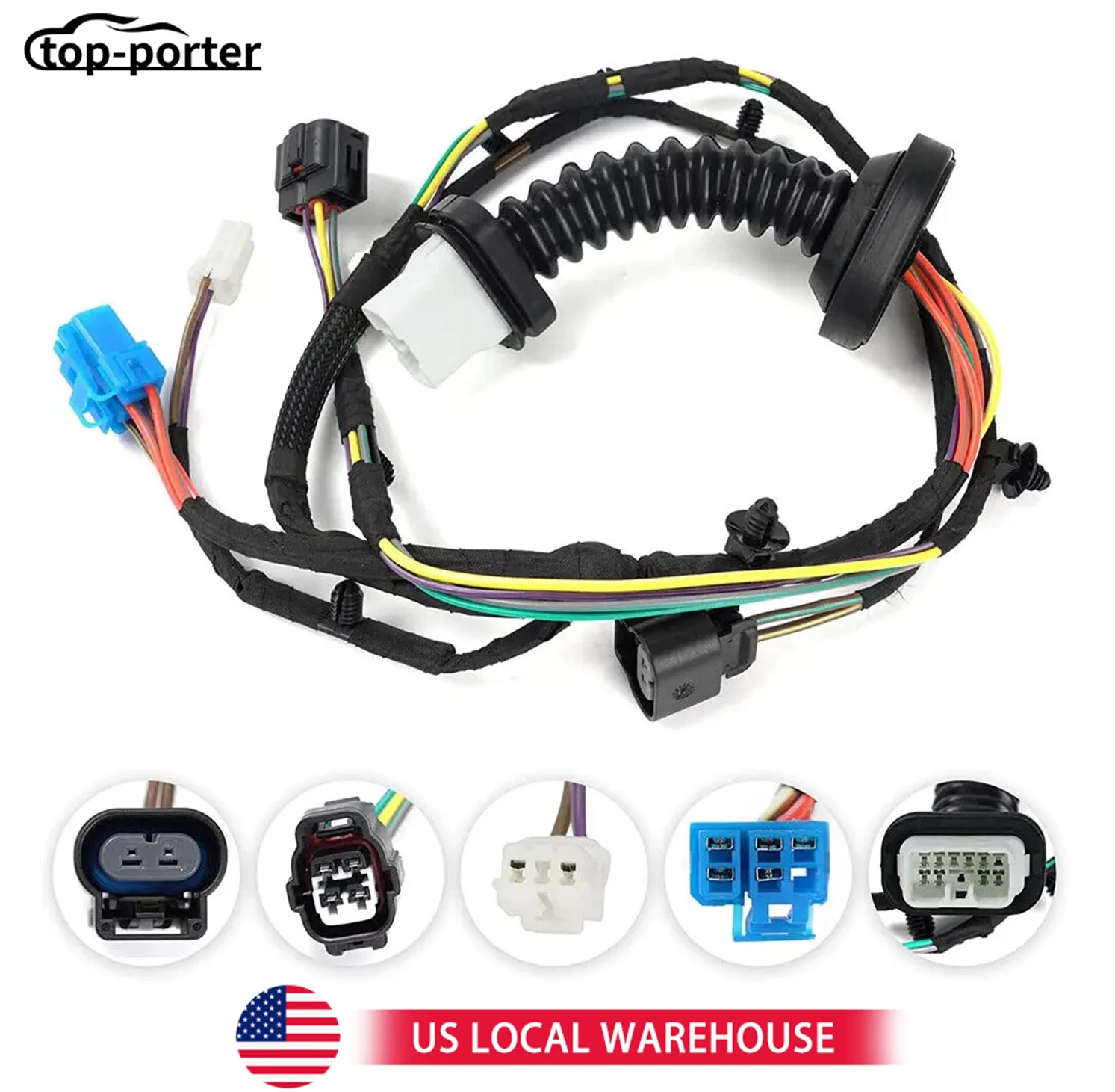 

56051694AA/56051931AA/56051931AB 645-506 645506 Rear Door Wiring Harness For Dodge Ram MOPAR DH-1066-BK