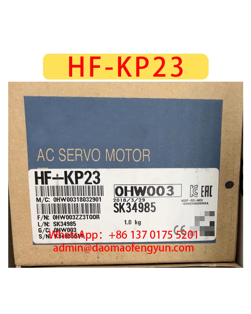 

HF-KP23 Совершенно новый серводвигатель, оригинальный, HF KP23, быстрая доставка