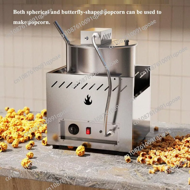 Commercial Gas Popcorn Machine Snack Machine Automatic Popcorn Machine Hot Sale Snack Food Making Machine